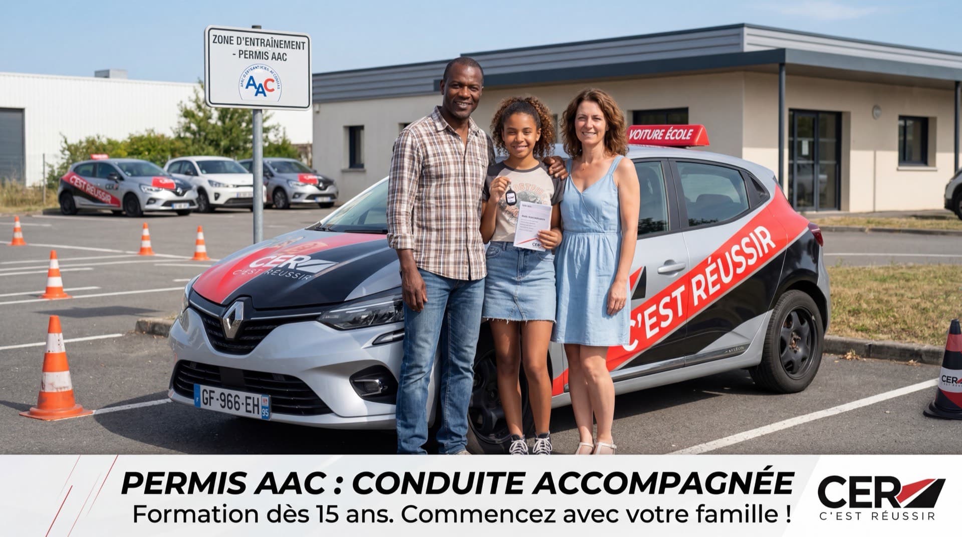 Conduite accompagnée — Famille avec véhicule CER Bessancourt